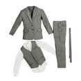 thumbnail image 2 of Conjunto de traje para hombre 1:6, trajes formales de moda, ropa para figuras de acción de masculino de 12 pulgadas, accesorios, 2 of 7
