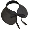 thumbnail image 1 of Sombreros de visera para mujer, sombrero de playa de paja plegable con cola de caballo de verano para mujer, 1 of 5