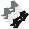 thumbnail image 2 of TeeHee Everyday Casual Low Cut Ankle No Show Socks for Men 12 Pairs (Wht-Blk-Ht Grey), 2 of 11