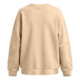 thumbnail image 4 of Horkkom Sweatshirt for Women Casual Loose Pullover Tops Oversized Crew Neck Soft Fall Sweatshirt with Pocket L, 4 of 5