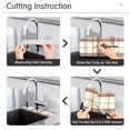 thumbnail image 5 of Yayeee Faucet Mat for Kitchen Sink 14.7" Diatomite Long Splash Guard Pad, Cream Plaid, 5 of 7