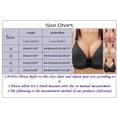 thumbnail image 3 of Gibobby Brasieres Comodos Para Mujer Cómodo estilo de hebilla frontal para mujer sin ajuste de anillo de, cuello delgado y sujetador con pliegue lateral grande(Beige,36), 3 of 3