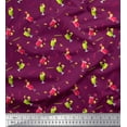 thumbnail image 1 of Soimoi Cotton Cambric Fabric Straw & Juice Beverages Printed Craft Fabric by The Yard 56 Inch Wide, 1 of 1