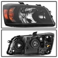 thumbnail image 2 of For [Black Housing] 2001-2006 Toyota Highlander Halogen Headlights Left+Right, 2 of 6