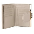 thumbnail image 5 of Julia Buxton Women's Pebble RFID Lexington Wallet, White Pepper, 5 of 7