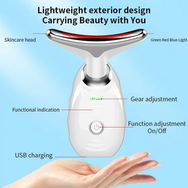 Red Light Therapy for Face, LED Face Skin Rejuvenation for Face & Neck Beauty Device Anti Wrinkle Skin Care Tools