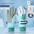 thumbnail image 4 of GYRATEDREAM Kids Boy Girl Warm Winter Gloves Non Slip Riding Driving Hiking Ski Snow Gloves Thermal Winter Gloves, 4 of 8
