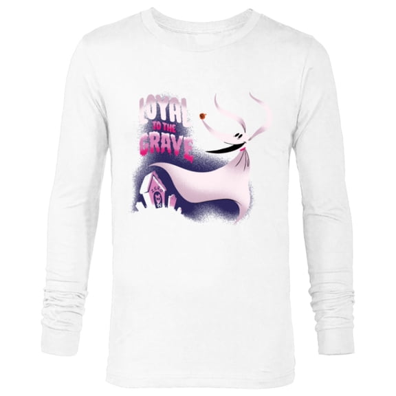 Disney The Nightmare Before Christmas Loyal to the Grave - Long Sleeve T-Shirt for Men - Customized-White