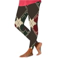 thumbnail image 2 of Neewe Women's Thick High Waist Yoga Pants,Heart Printed Tummy Control Workout Running Yoga Leggings for Women, 2 of 6