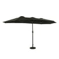 thumbnail image 3 of Eclipse 15-ft Oval Dual Market Umbrella - Black - Polyester Canopy, 3 of 15