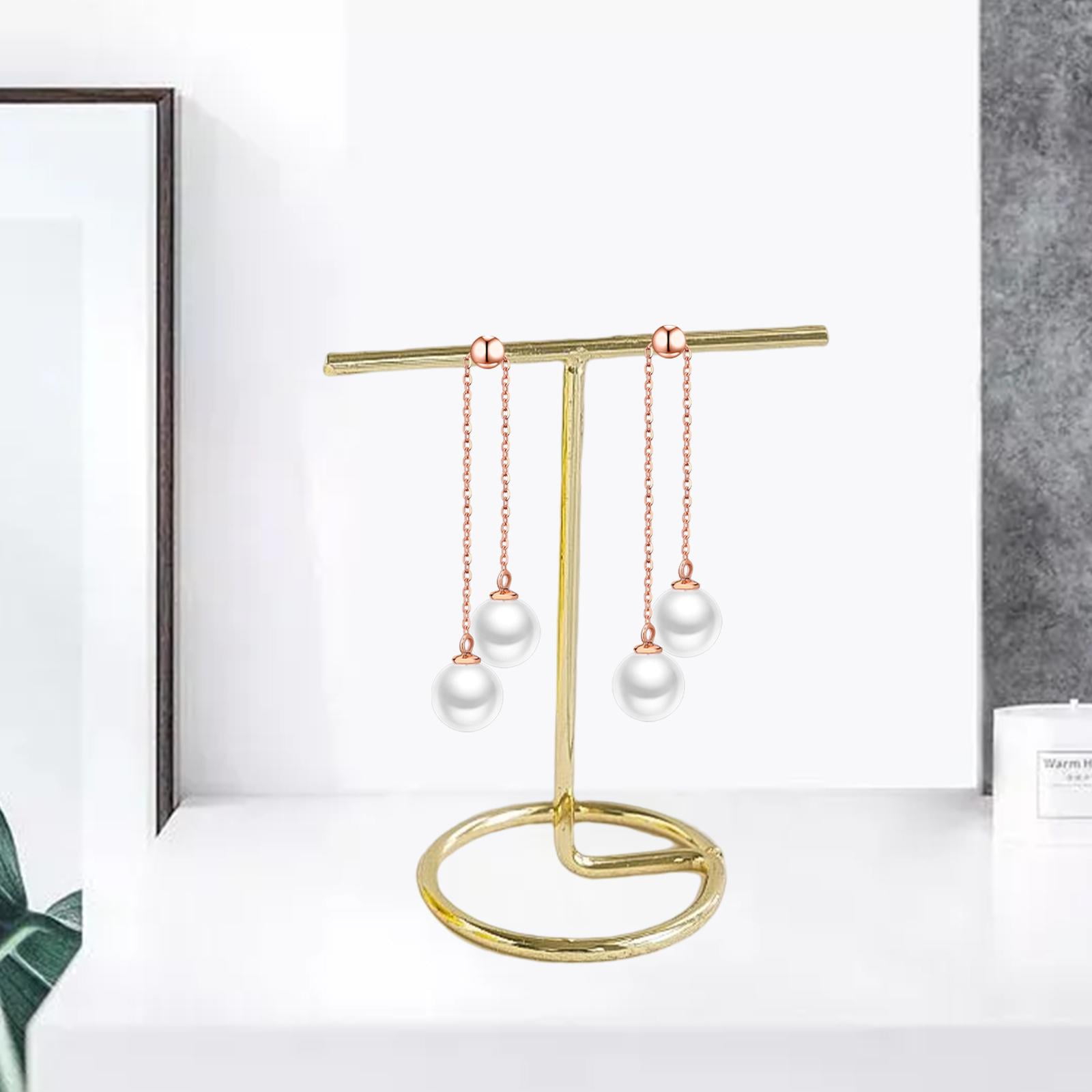 New Arrival Marble Brass Household Display Stand Necklace Storage Display  Props Jewelry Display Stand Earrings Necklace