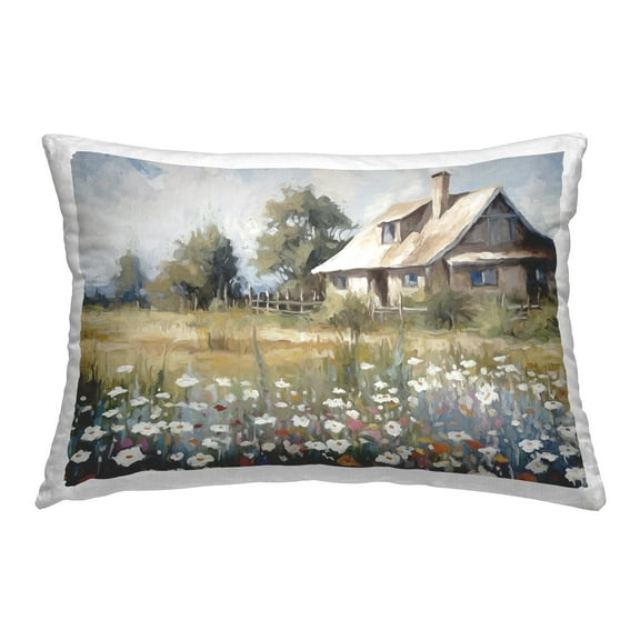 Stupell Industries Pleasant Cottage Cabin Decorative Printed Throw Pillow Design by Ramona Murdock