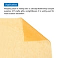 thumbnail image 4 of Tissue Gift Wrapping Paper Tissue Paper Ginger Yellow 19.69x27.56 Inch 40 Pack, 4 of 7