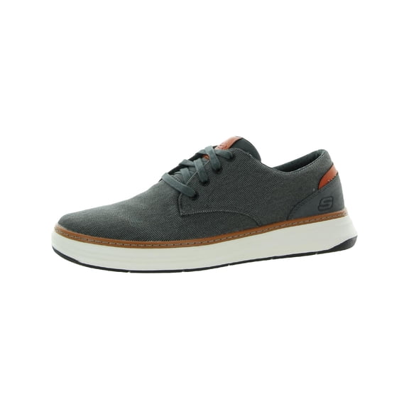 Skechers Moreno-Ederson Casual Sneakers for Men, Lace-Up Comfort Casual Shoes