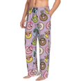 thumbnail image 2 of Yiaed Cute Donuts Print Men's Lounge Pants, Loose PJ Bottoms, Long Pajama Pants for Men-Large, 2 of 5