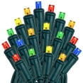 thumbnail image 5 of Novelty Lights 100 Light Multicolor LED Solar Powered String Lights 6" Spacing White Wire 60 Feet, 5 of 6
