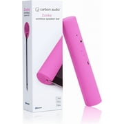 Carbon Audio Zooka Portable Bluetooth Speaker, Pink