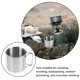 thumbnail image 2 of Taza de acero inoxidable para acampar al aire libre con asa plegable, ideal para mochileros, senderismo, caza, pesca y aventuras, color plateado, 2 of 8