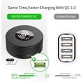 thumbnail image 5 of QinYing 75W 6-Port USB Charger Desktop Charging Station(Type-C, Quick Charge 3.0 and 4 USB Ports) with Wireless Charger,Multi USB Charger Hub for Smartphone and More Black, 5 of 7