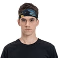 thumbnail image 6 of Sports Headbands Sweat Absorbing Breathable Hair Head Bands for Running Fitness Gym, Gold Butterflies Vintage Butterfliy, 6 of 7