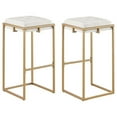 thumbnail image 3 of Nadia Upholstered Backless Bar Stool Beige (Set of 2), 3 of 11