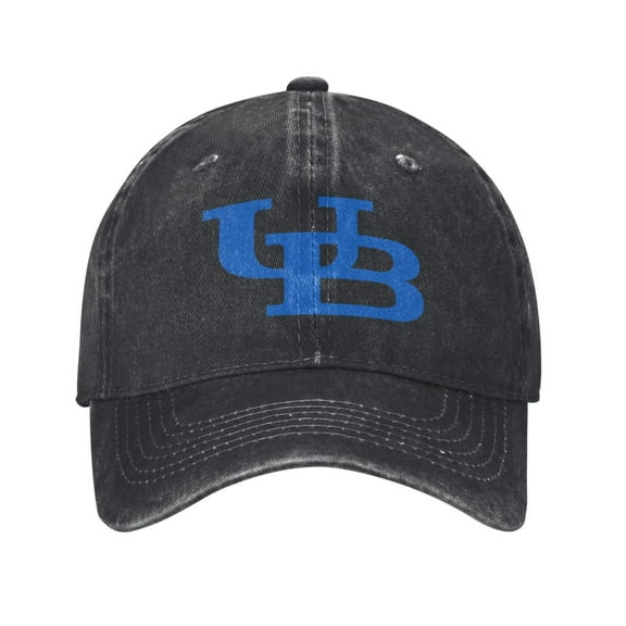Ub University Logo Adult Adjustable Classic Washed Casquette Cap Hat Baseball Cap For Man For Woman