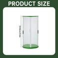 thumbnail image 3 of PVC Mini Greenhouses, 15.7" / 23.6" Transparent Flower Mini Greenhouse Cover, Portable PVC Plant Protector with Zipper & Nail for Indoor Outdoor Gardening, Cold Frost Protection,Clear-M,, 3 of 5