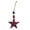 B-1Pc, variant on 4th of July 7cm Star Hanging Decorations – Double-Sided Painted or Natural Wood Finish, Includes Jute String for Hanging on Trees, Windows, Mantels or as Gift Toppers