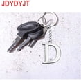 thumbnail image 3 of GHSDFBB Initial Letter Keychain Key Ring for Women Men Boys Girls Personalized Alphabet Monogram Keychain for Car Keys, 3 of 4