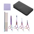 thumbnail image 2 of Kit de Ciseaux à Pointe Ronde, Ciseaux pour Poils d'Animaux, Kit de Toilettage pour Chien Chat, Ensemble d'Outils de Toilettage pour Animaux, 2 of 8