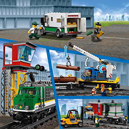 barbering gentagelse debitor LEGO City 60198 Cargo Train Building Sets for 18 Months and Up - 1126  Pieces - Walmart.com