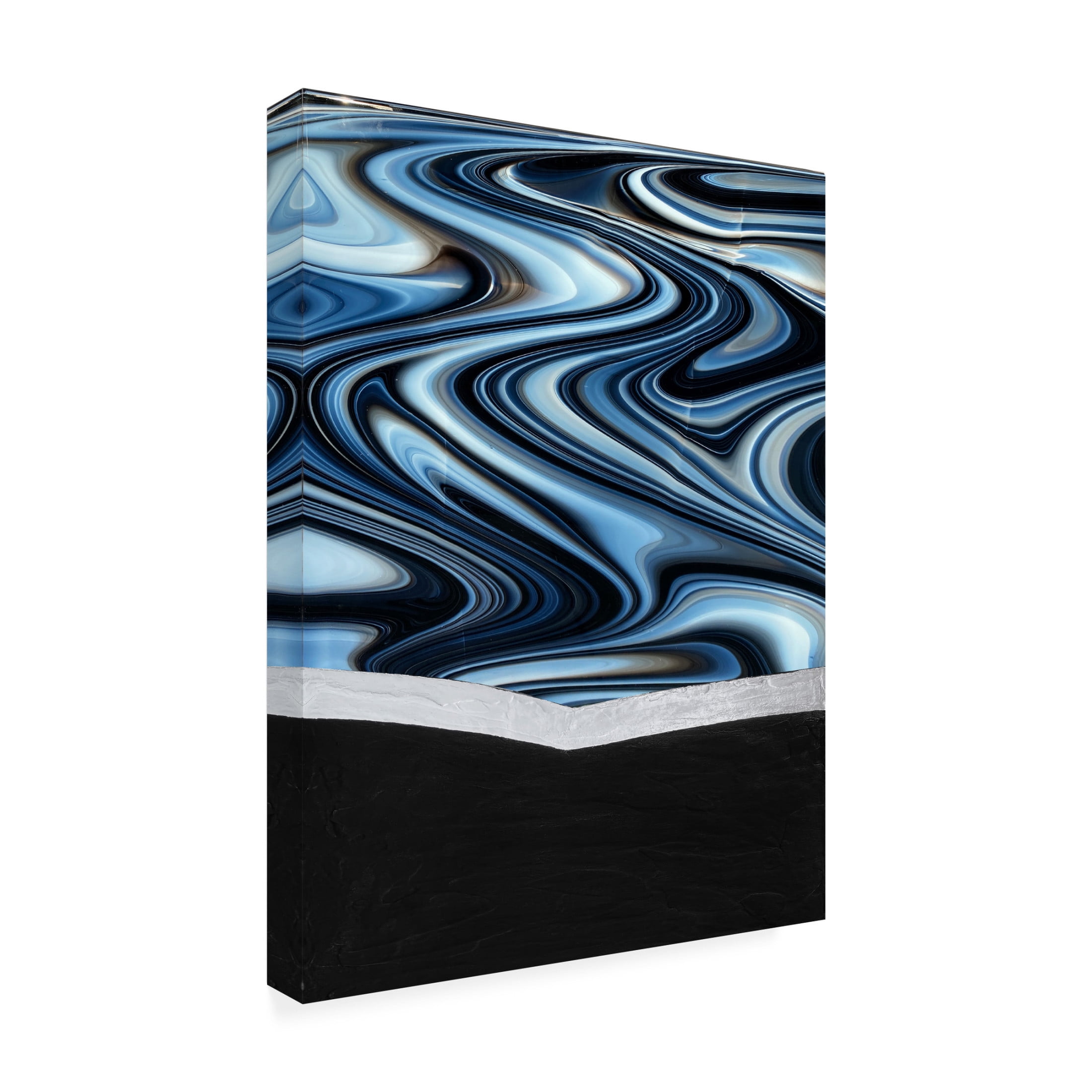 Trademark Fine Art Alyson Storms  Nebula Glass Canvas Wall Art