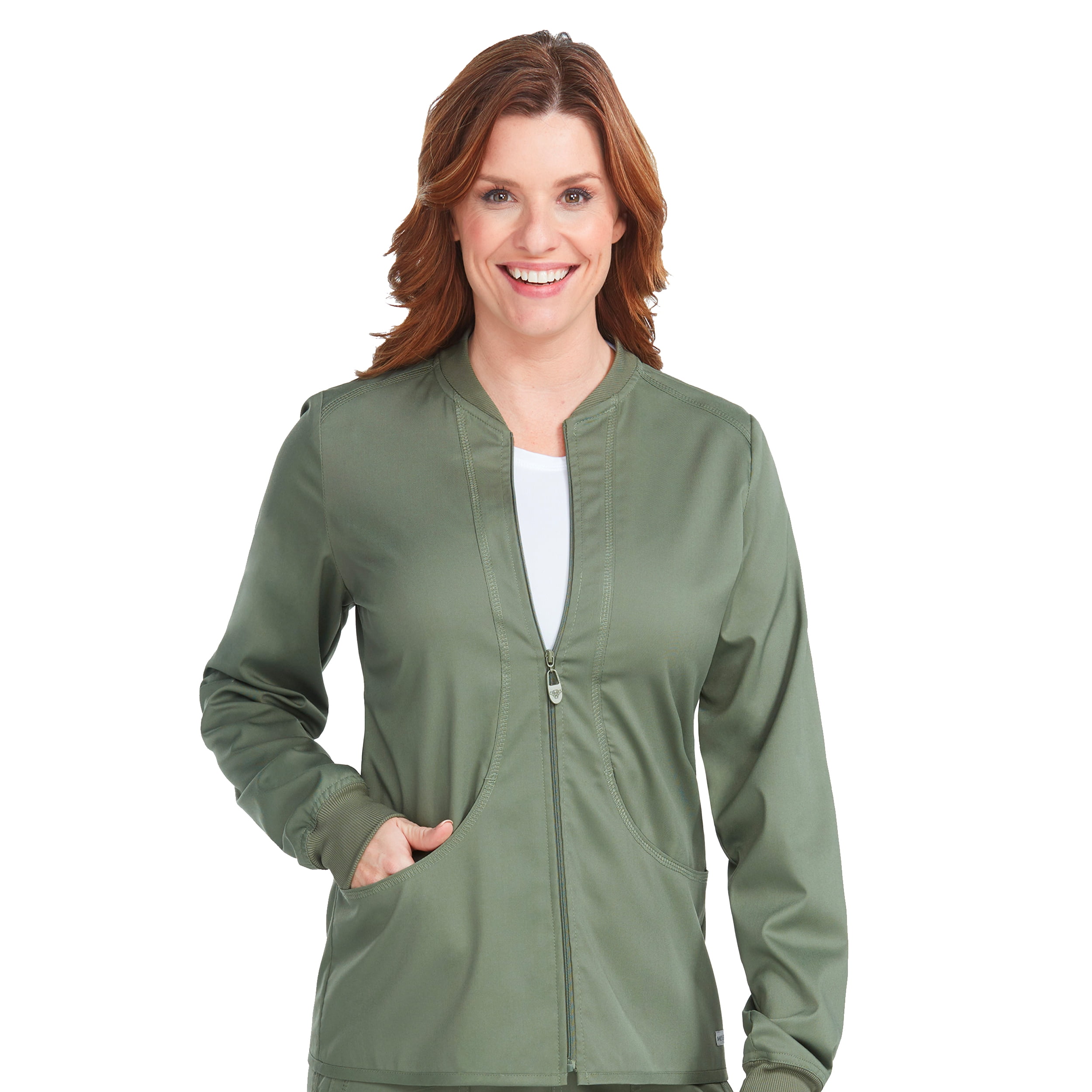 Med Couture Med Couture NEW TOUCH Women's ZipFront Warm Up Scrub