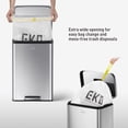 thumbnail image 4 of EKO Madison Brushed Stainless Steel 13.2 Gallon Step Trash Can, Fingerprint Resistant Kitchen Trash Can, 4 of 10