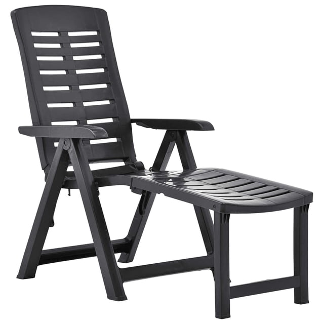 Reposera Plegable Casafoyer de Plástico Antracita