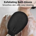 thumbnail image 4 of Exfoliating Gloves Korean Exfoliating Gloves Bath Exfoliating Gloves Black Body Glove, 4 of 5