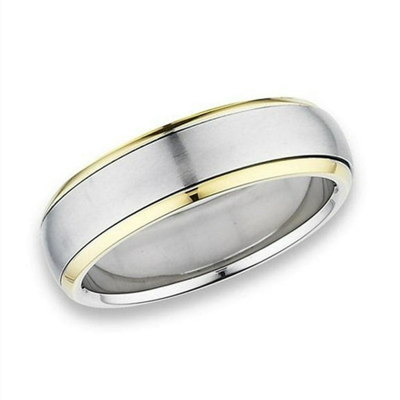 Minimalist Spinner Ring Gold Mens Womens Silver 316L Stainless Steel Modern Anti-Anxiety Band Fantasy Forge Jewelry