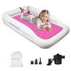 thumbnail image 1 of Cama de viaje portátil para niños pequeños COMMOUDS con parachoques de seguridad y bomba, 1 of 8