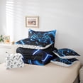 thumbnail image 4 of Erosebridal Blue Gamepad Bed in a Bag Full size, Gradient Geometric Bed Set, Gaming Sports Decor, Reversible, 4 of 6