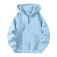 thumbnail image 4 of Oversized Hoodie Womens Hoodie Lightweight Sweatshirt Casual Wear Zip Up Hoodie Women's Casual Zip Up Hoodie With Bow Print Pullover Sweatshirt For Daily Wear Spring Fall Winter Basic Outerwear, 4 of 4