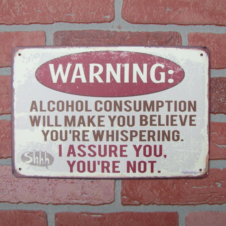 Novelty Alcohol Makes You Interesting Wall Sign Man Cave Bar Pub Garage Decor Novelty Alcohol Makes You Interesting Wall Sign Man Cave Bar Pub Garage Decor