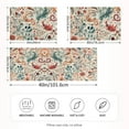 thumbnail image 2 of Yayeee Pillowcase Queen Size Set of 2 Satin Wrinkle Resistant Pillow Case, Watercolor Leaves, 2 of 8