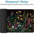 thumbnail image 6 of Floral Desk Pad Mouse Pad Weeds Flower Aesthetic Wildflower Mousepad XL Large Gaming Mouse Pad Laptop Keyboard Mat Desk Pad Office Home Decor for Women Girl 31.5"x11.8", 6 of 6