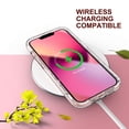 thumbnail image 3 of ULAK Phone Case for iPhone 13, Sturdy Rugged Hybrid Heavy Duty Shockproof Clear Case for Apple iPhone 13 6.1 inch 2021, Crystal Glitter, 3 of 9