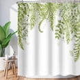 thumbnail image 2 of Fragile Sprout Grass Green Shower Curtain for Bathroom Plant Botanical Eucalyptus Leaf Watercolor Greenery Leaves Floral Bathroom Curtain Waterproof Fabric Shower Curtain Sets 72×72 Inches, 2 of 6