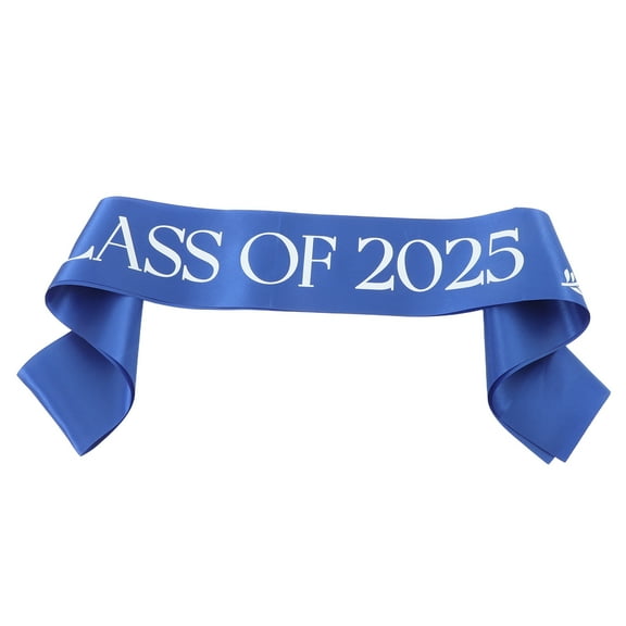 Graduation Sash Stole for Class of 2025, Congrats Grad Fabric Shoulder Belt for Kindergarten to College Graduates, Party and Photo Props