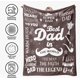 thumbnail image 3 of LHSHID Gifts for Dad Father's Day Dad Birthday Gifts Dad Gifts from Daughter Best Dad Gifts Ideas Gifts for Dad Blanket Gifts for Fathers' Day Thanksgiving Day Christmas 50"x60", 3 of 7