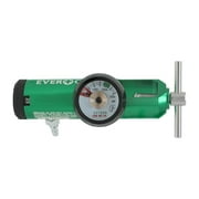 EverOne Mini Oxygen Regulator with Key, 0-25 Litersper min, Brass Sleeve, 870 CGA Connection, Brass Sleeve