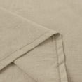 thumbnail image 6 of WULMLEO Linen Short Sets for Women 2 Piece Outfits Short Sleeve Button V Neck Shirts and Bermuda Short Sets Vacation Clothes Khaki 2XL, 6 of 7