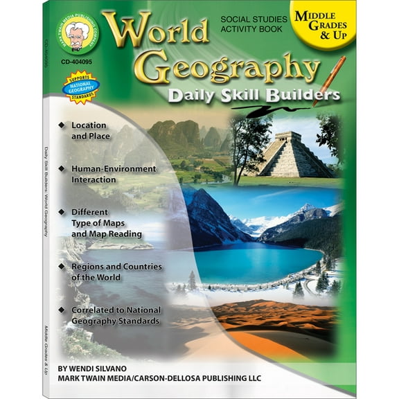 Daily Skill Builders World Geography, Grades 6 - 12: Volume 7, (Paperback)